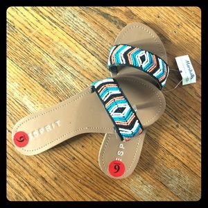 ESPIRIT beaded flip flops